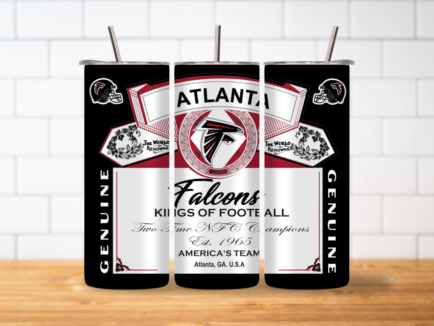 Atlanta Falcons | Kings of Football | 20OZ Tumbler