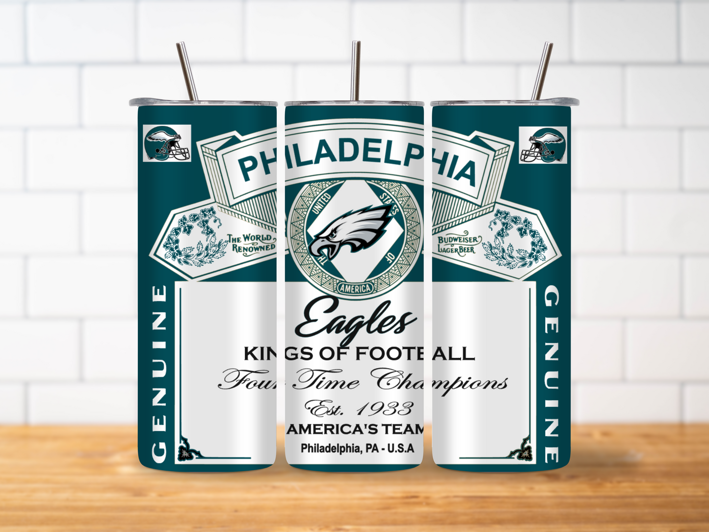 Philadelphia Eagles | Kings of Football | 20OZ Tumbler