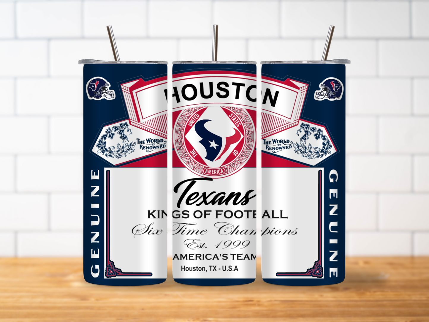Houston Texans | Kings of Football | 20OZ Tumbler