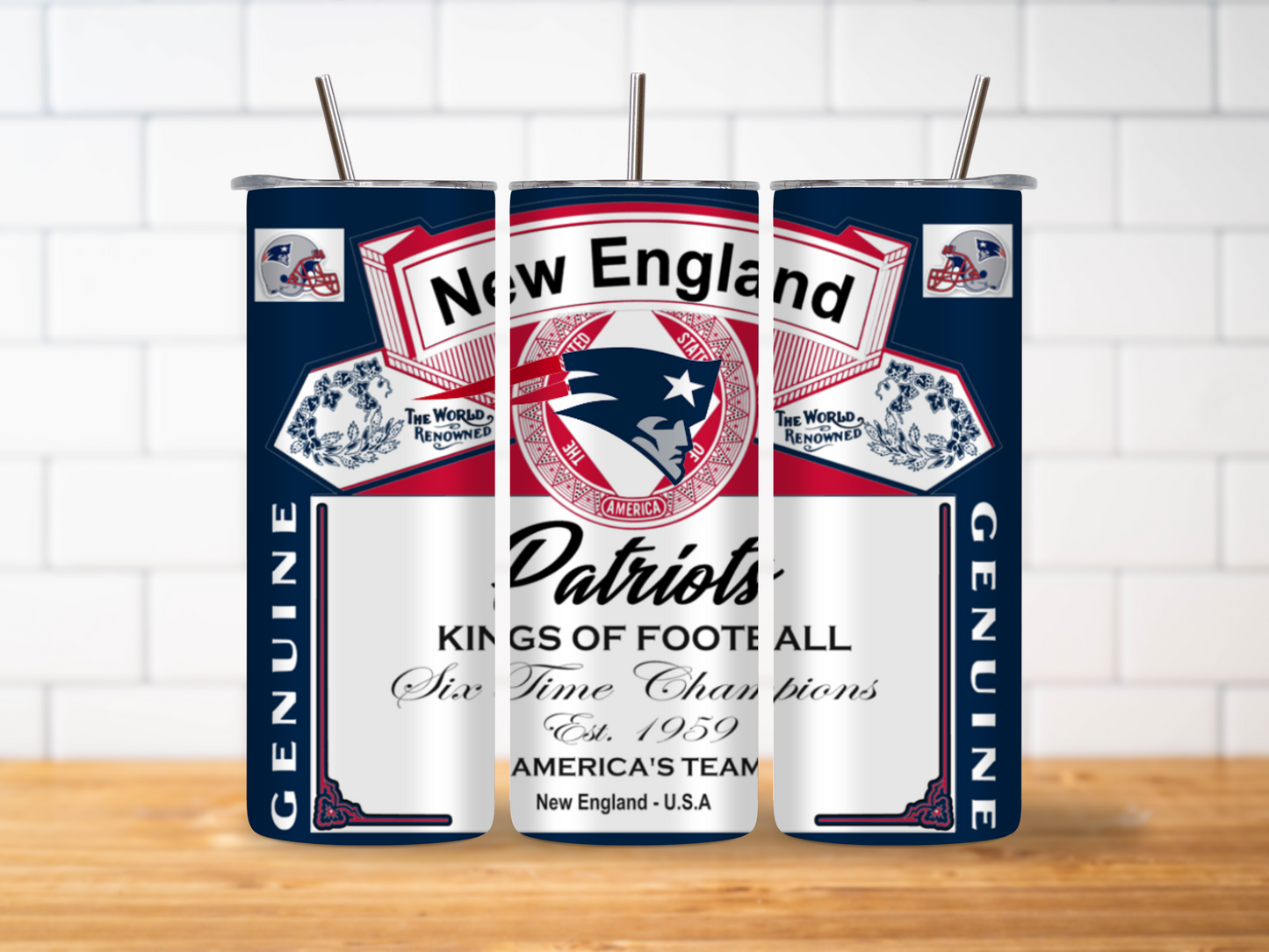 New England Patriots | Kings of Football | 20OZ Tumbler