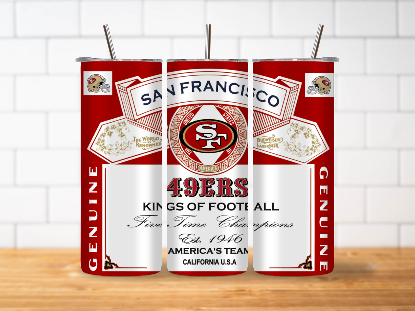 San Francisco 49ers | Kings of Football | 20OZ Tumbler